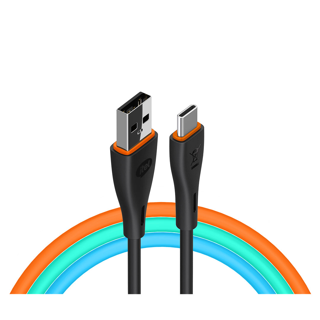 ICD-C21JDataCable1_b4bb3b85-64cb-42ff-ad9f-2ff2aac6d8d5-1.jpg Datacable Type-C C21J Round 2.1A (5 Colours) - Image 1